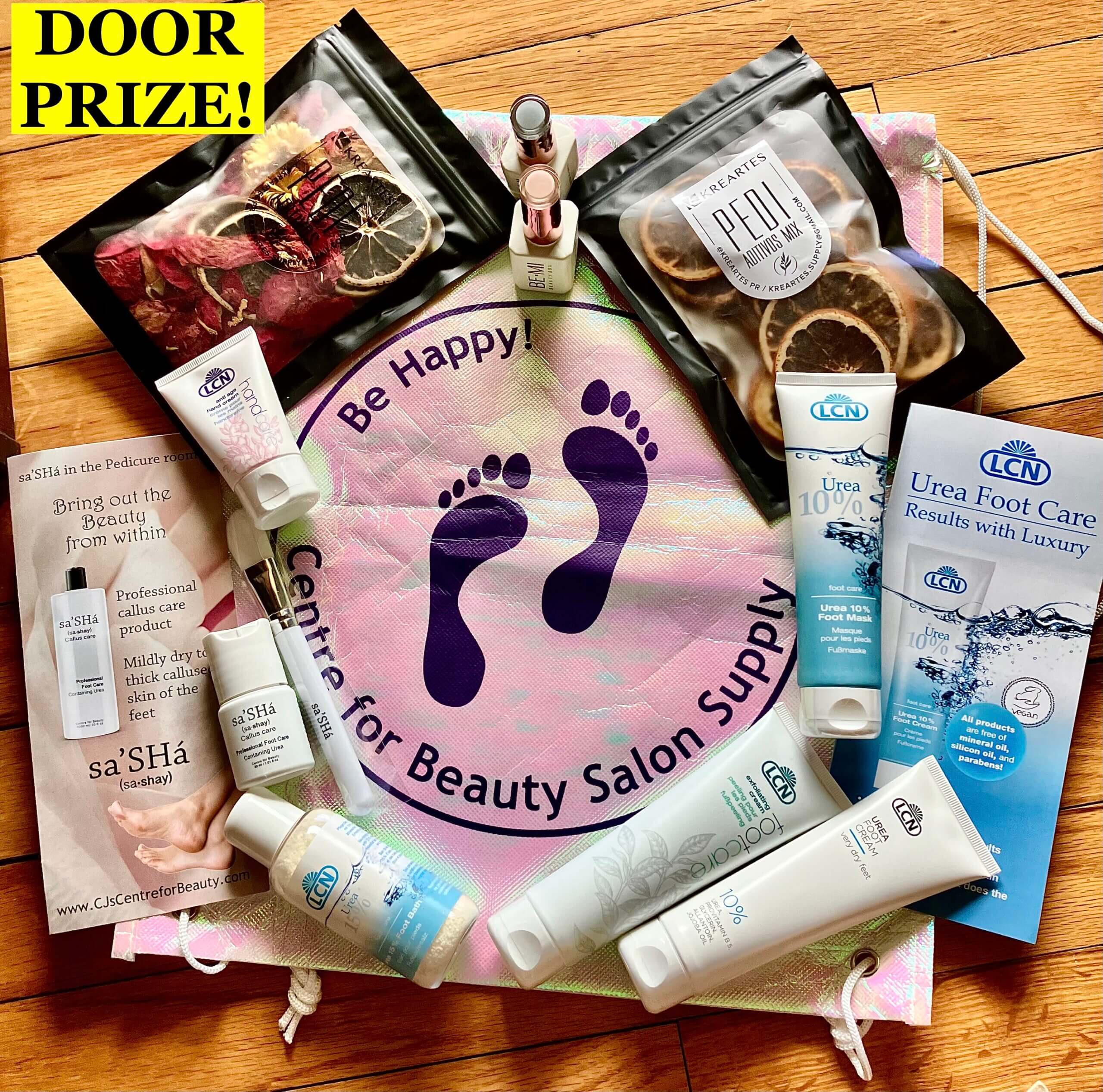 Door Prize from CJ's Centre for Beauty