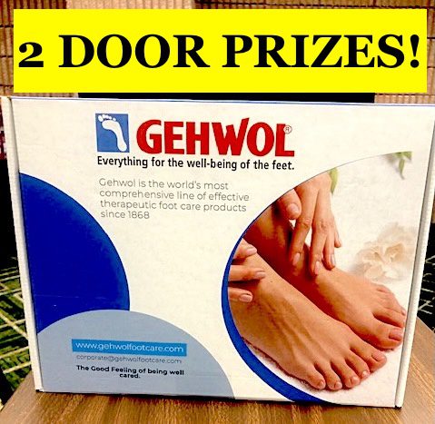 Gehwol Footcare full size kits for 2 Door Prizes!