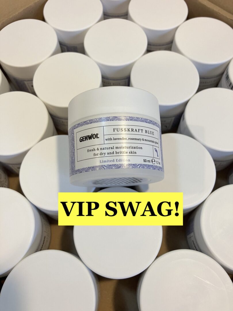 Gehwol Fusskraft Blue VIP Swag!