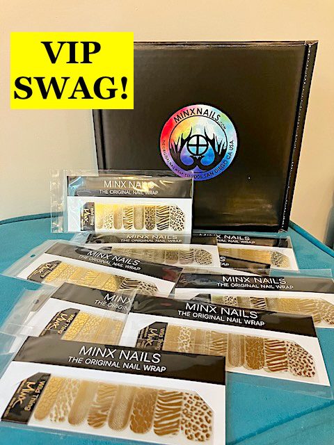 MINX the original nail nail wraps VIP swag!
