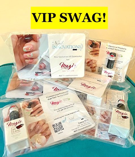 Nail-Innovations VIP swag of 200 Magic Gel polishes!
