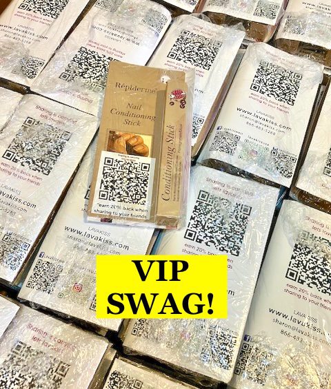 Lavakiss nail conditioning sticks for VIP swag!