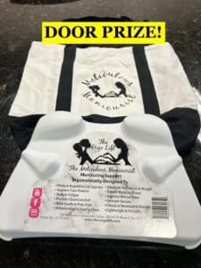 The Meticulous Manicurist "Ergo Lift" ergonomic hand rest for clients Door Prize!