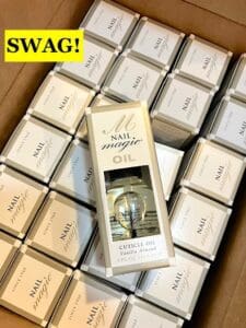 Nail Magic cuticle oil swag!