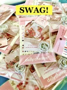 packs of nail art decals & glitter