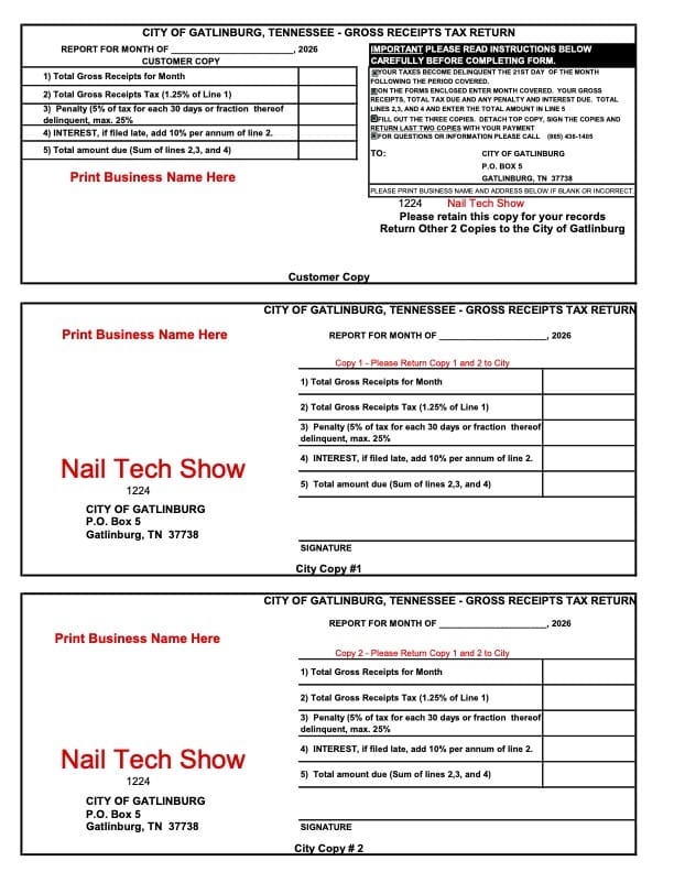 white paper with black & red font